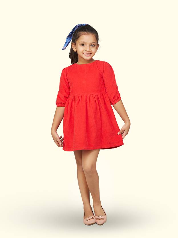 Zalio Girls Above Knee Casual Dress