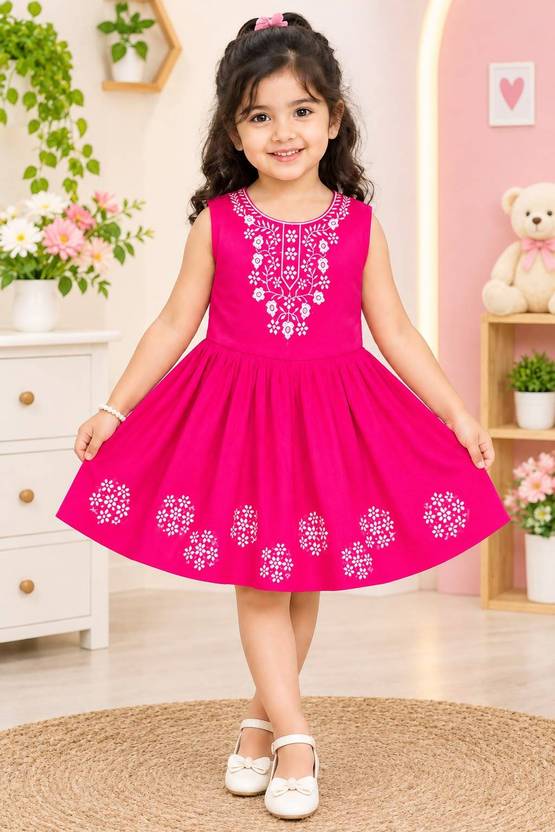TWINS BROTHERS GARMENTS Baby Girls Above Knee Festive/Wedding Dress