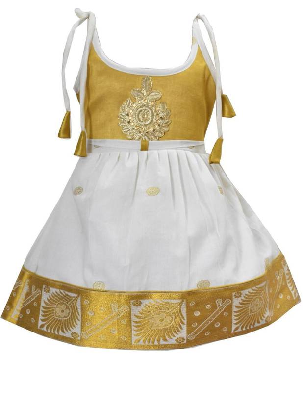 Amirtha Fashion Girls Midi/Knee Length Casual Dress