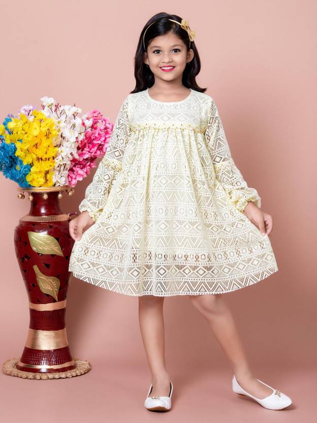 TAILORWOMEN Girls Midi/Knee Length Festive/Wedding Dress