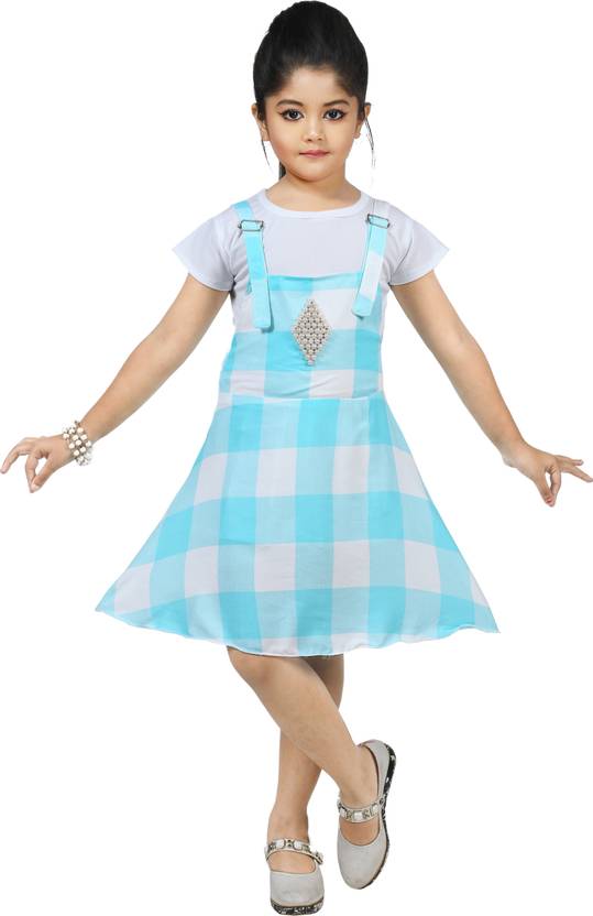 CUTIEKINSS Girls Midi/Knee Length Casual Dress