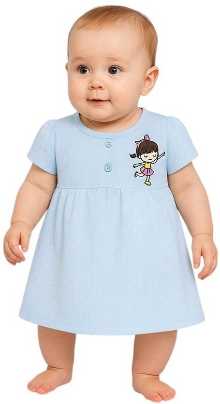 Shakubhar Baby Girls Midi/Knee Length Casual Dress