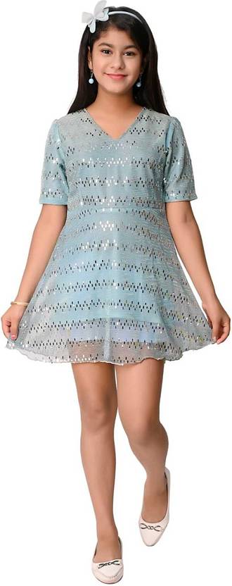 ORIEX THE ORIGINAL FASHION Girls Midi/Knee Length Casual Dress
