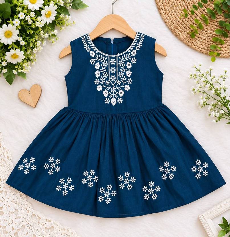 TWINS BROTHERS GARMENTS Baby Girls Above Knee Party Dress