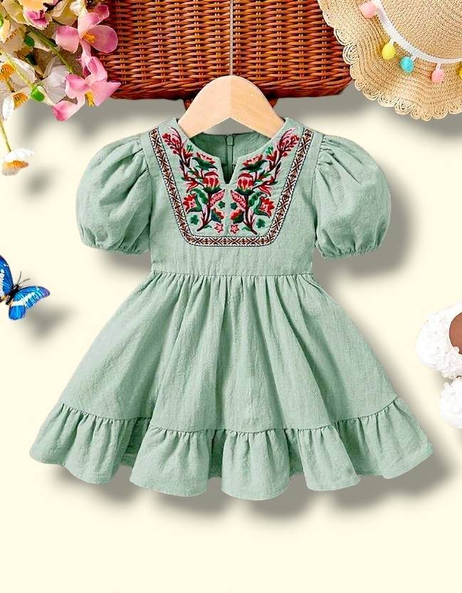 Twinkle Fashion Girls Below Knee Casual Dress