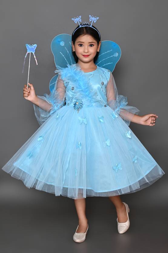 AQIFA Baby Girls Below Knee Festive/Wedding Dress