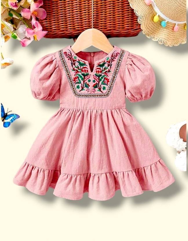 Twinkle Fashion Girls Below Knee Casual Dress