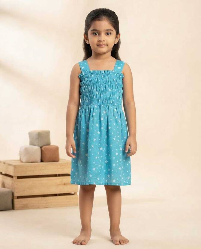Khushali Fashion Baby Girls Midi/Knee Length Casual Dress