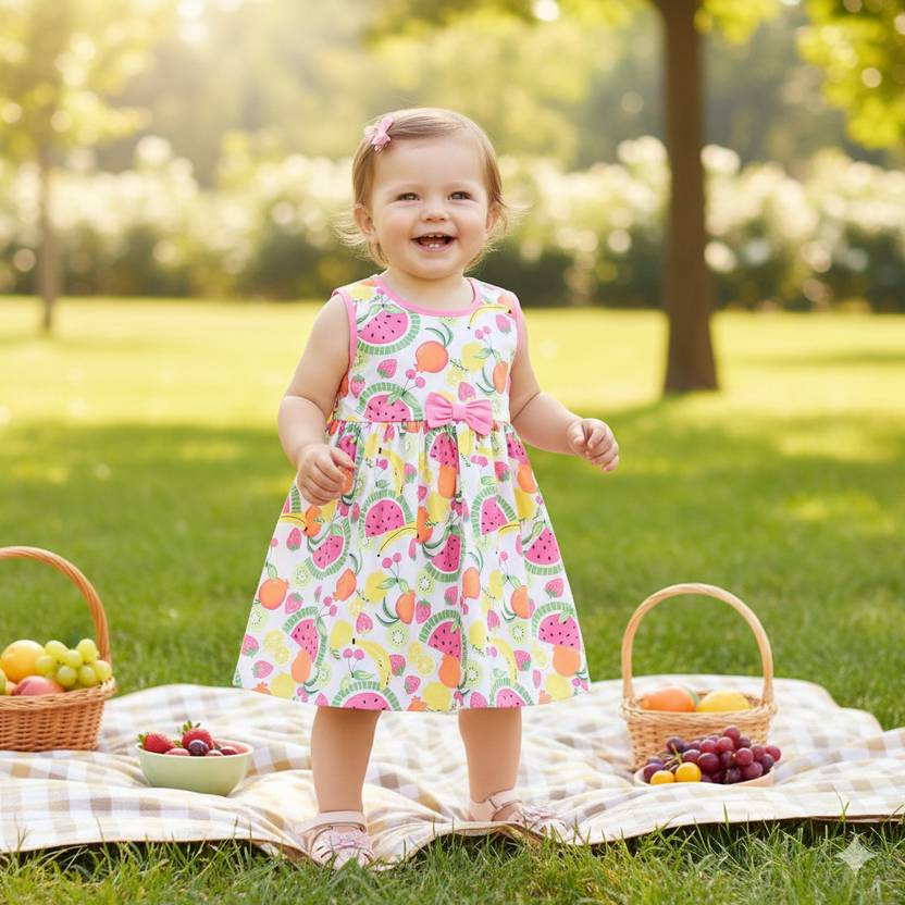 mama & bebe Baby Girls Midi/Knee Length Casual Dress