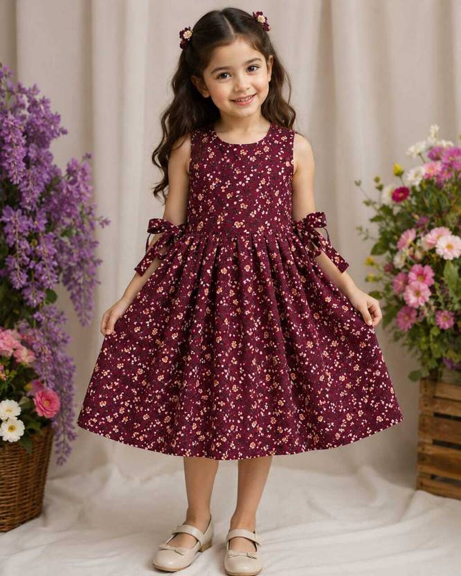 AjLuk Indi Girls Above Knee Casual Dress