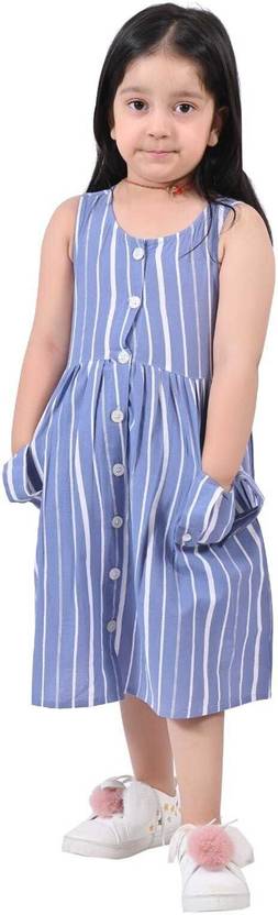 Genzy Girls Below Knee Casual Dress