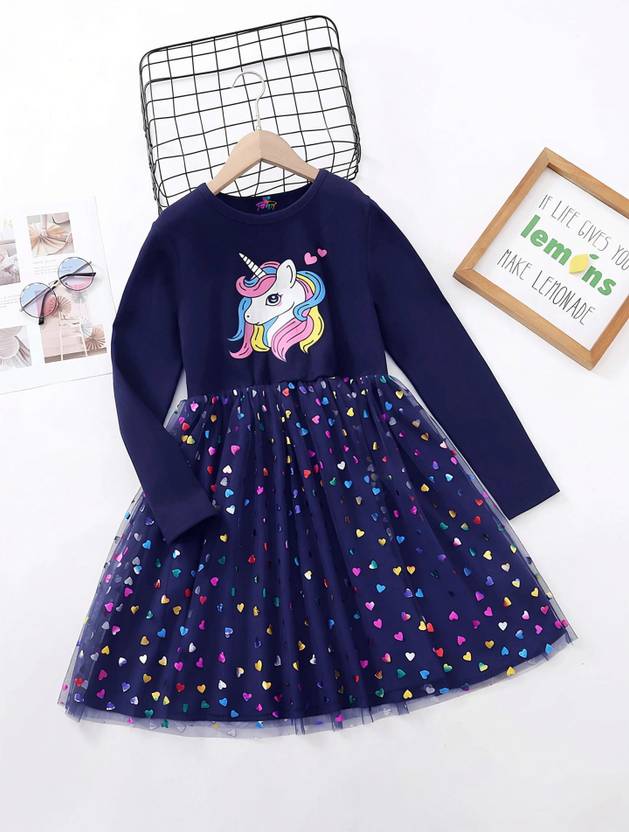 AVOVU Baby Girls Midi/Knee Length Casual Dress