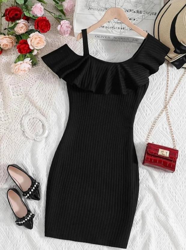 UNIQUEEE Girls Midi/Knee Length Party Dress