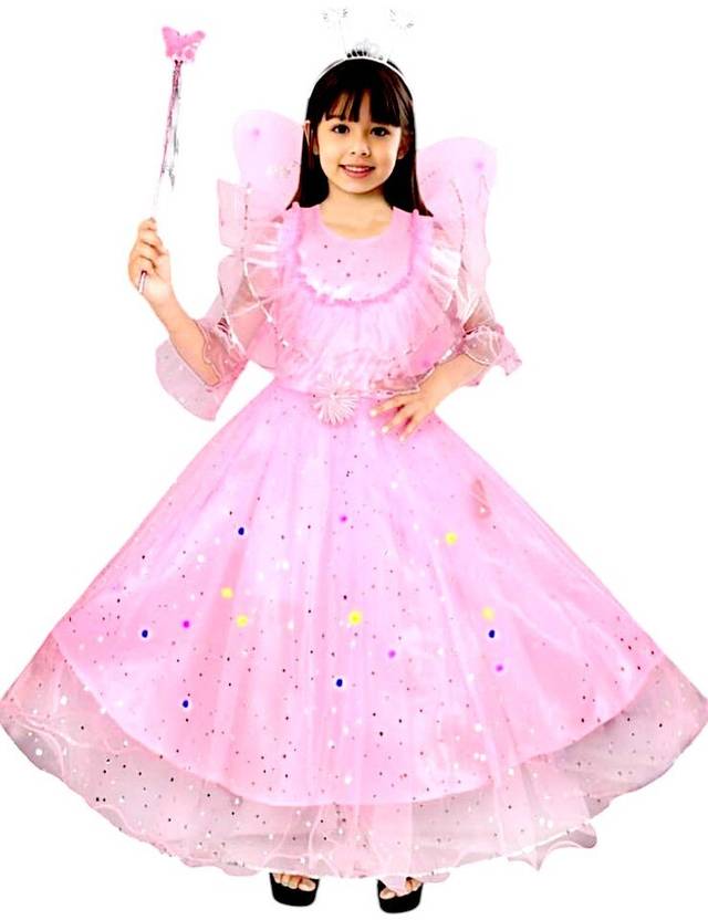 socho samjo Girls Maxi/Full Length Festive/Wedding Dress