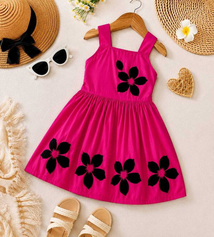 adrox Indi Girls Midi/Knee Length Casual Dress