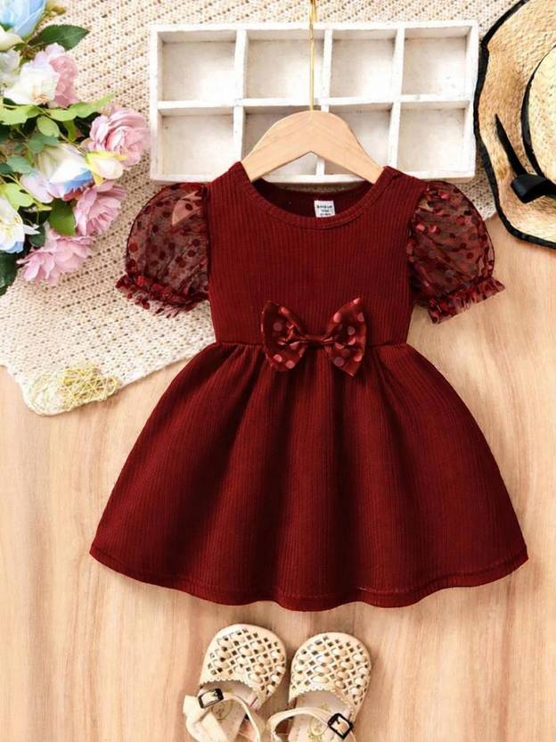 UNIQUEEE Baby Girls Above Knee Party Dress