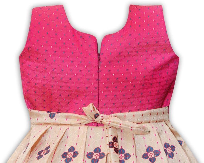 PW PLATYPU WORLD Girls Multicolor Midi Dress - Image 4