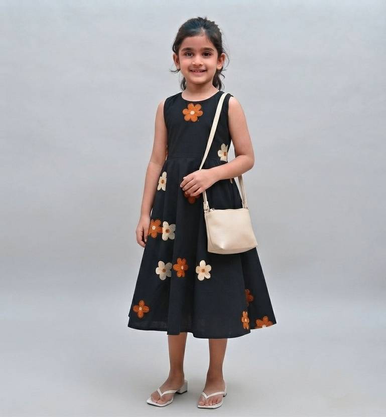 Aika Girls Below Knee Party Dress