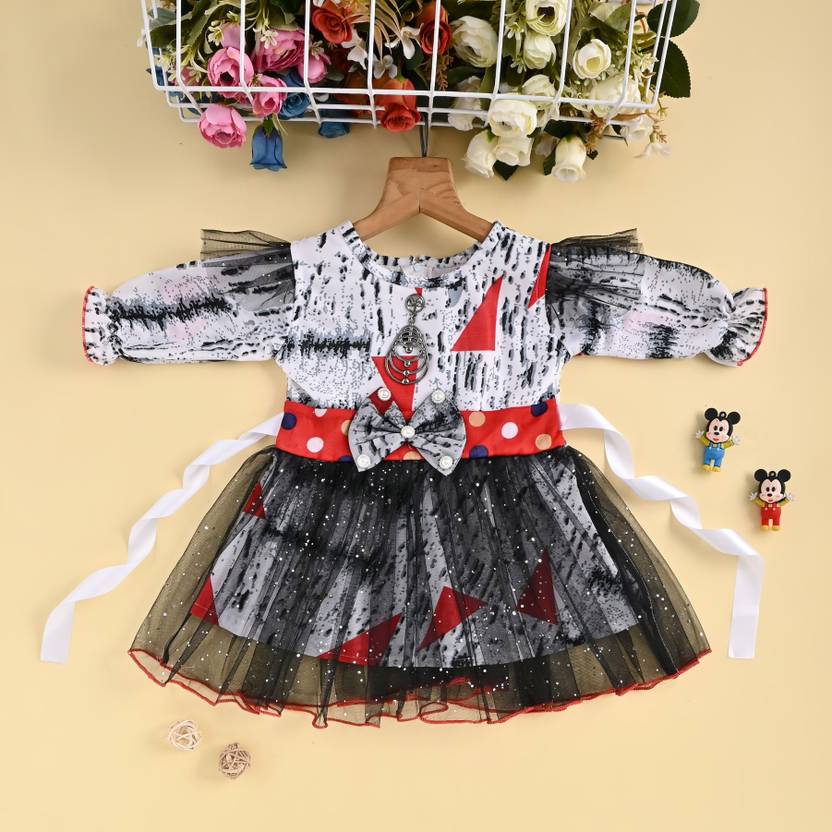 Twinkle Fashion Baby Girls Midi/Knee Length Party Dress