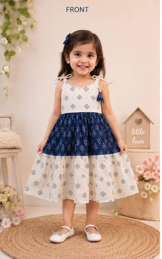 ARMUSE Baby Girls Calf Length Casual Dress