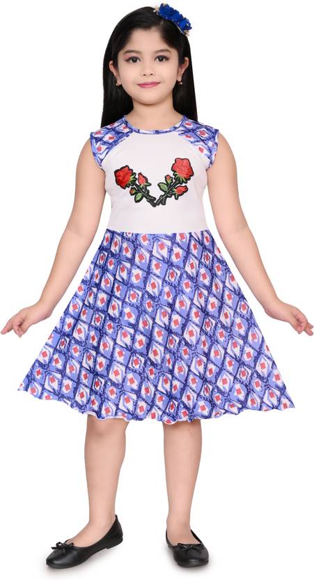 MRM FASHION Girls Mini/Short Casual Dress