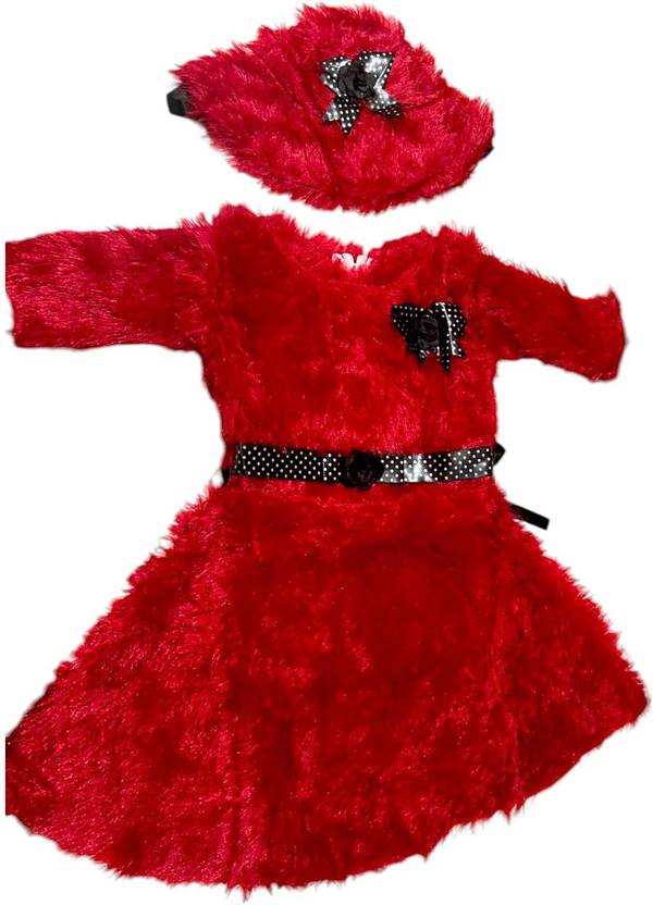 socho samjo Baby Girls Midi/Knee Length Festive/Wedding Dress