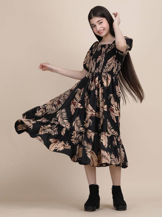 Deklook Girls Below Knee Party Dress