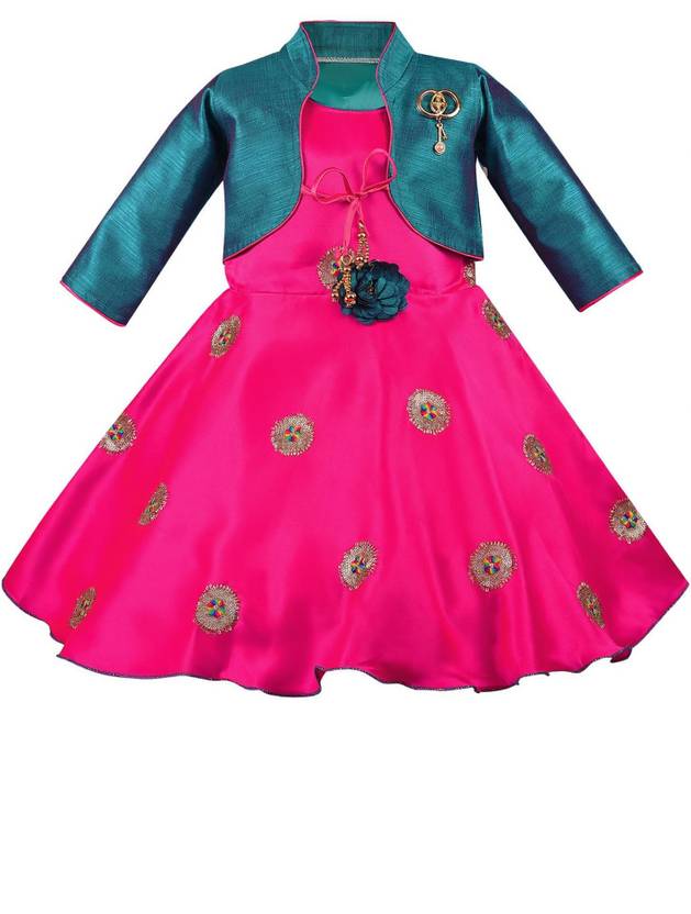 Wishkaro Girls Midi/Knee Length Party Dress