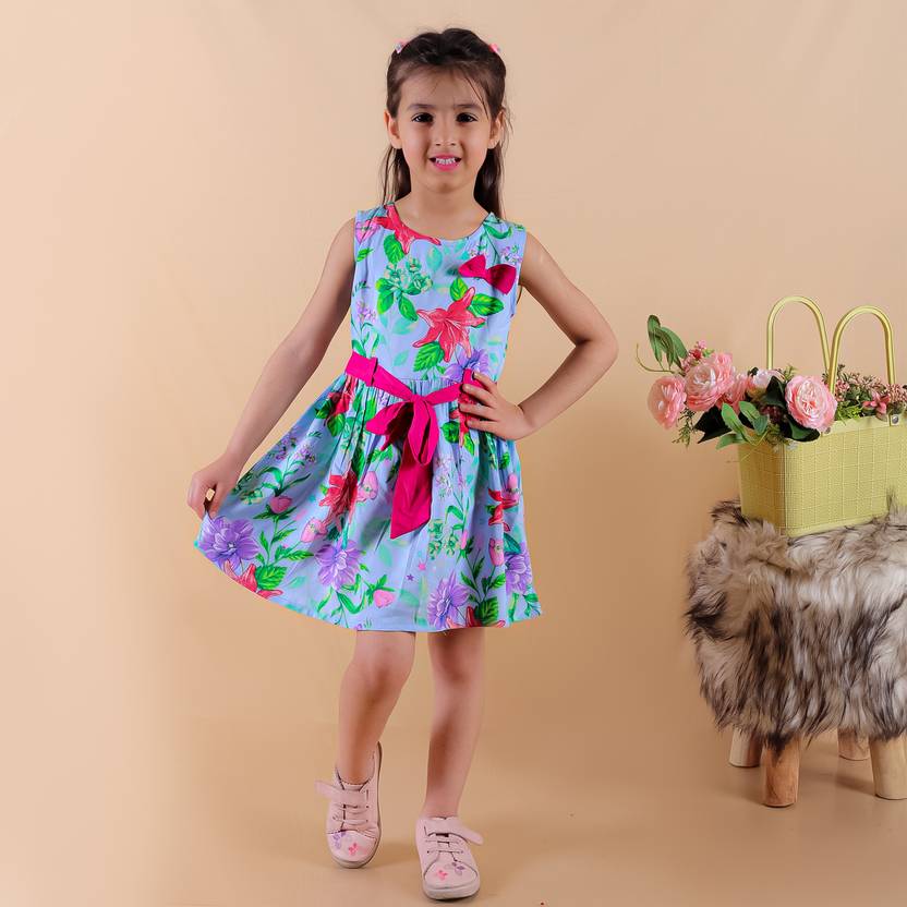Superminis Girls Above Knee Casual Dress
