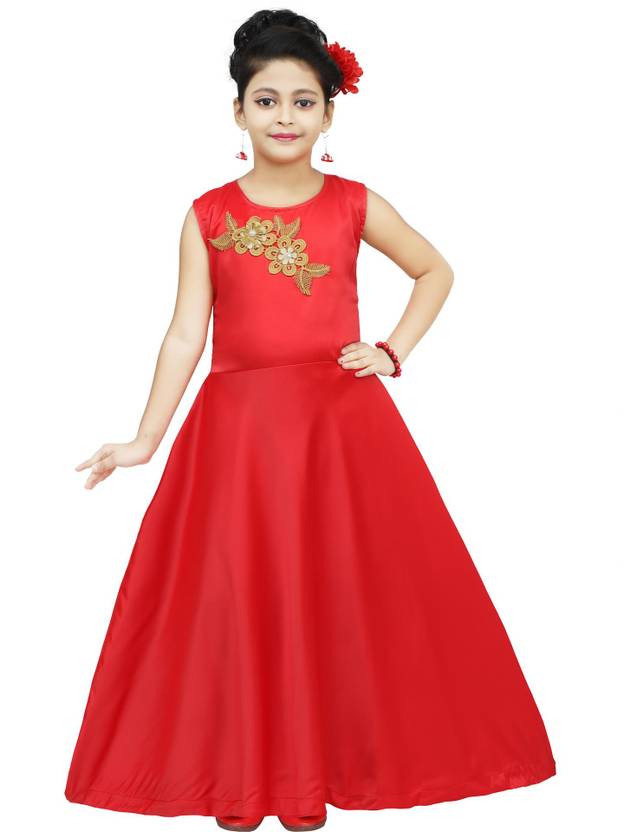 carrydreams Girls Maxi/Full Length Festive/Wedding Dress
