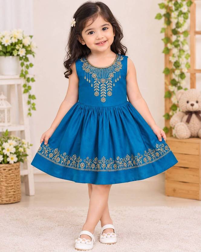 TWINS BROTHERS GARMENTS Baby Girls Above Knee Festive/Wedding Dress