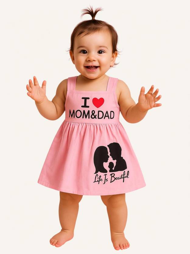 OFDRESSES Baby Girls Midi/Knee Length Casual Dress