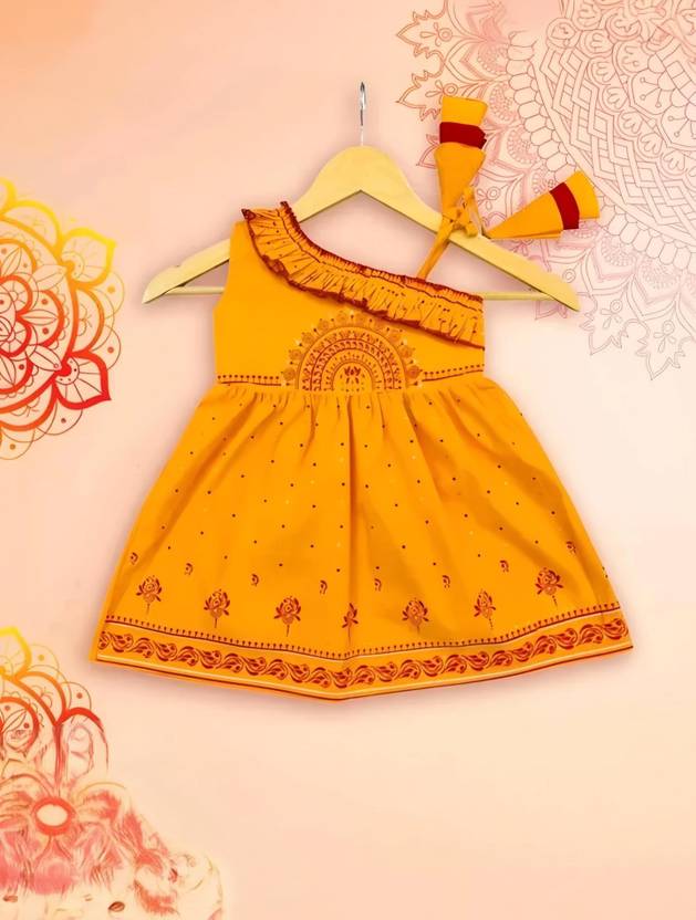 TAILORWOMEN Indi Baby Girls Midi/Knee Length Party Dress