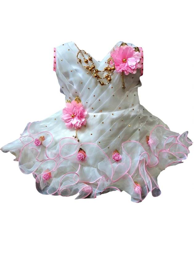 socho samjo Baby Girls Midi/Knee Length Festive/Wedding Dress