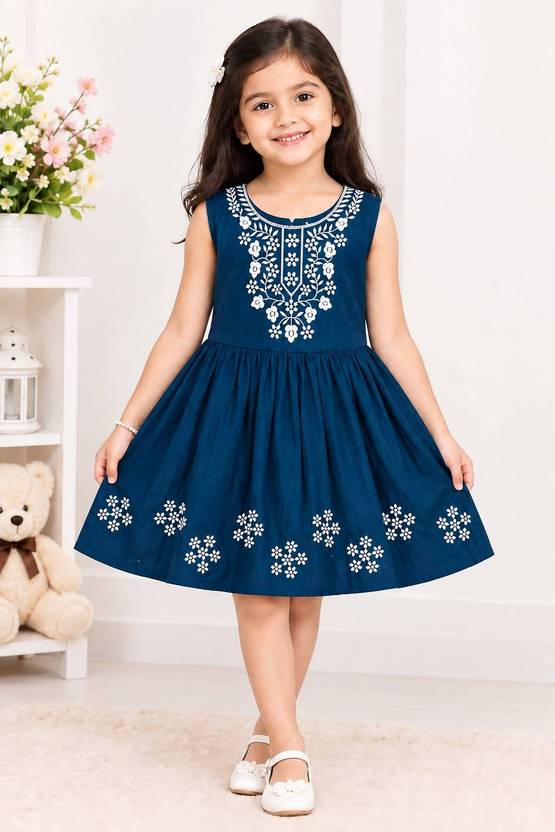 TWINS BROTHERS GARMENTS Baby Girls Above Knee Festive/Wedding Dress