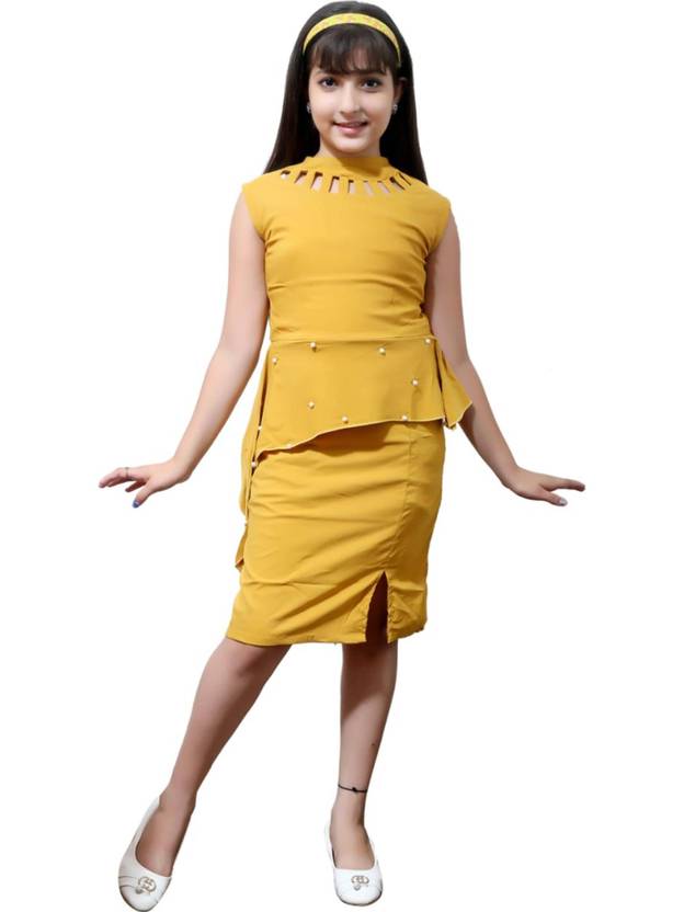 ORIEX THE ORIGINAL FASHION Girls Below Knee Casual Dress