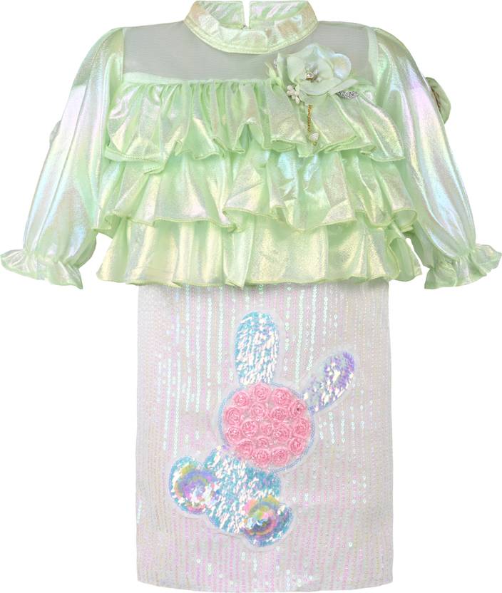 Wishkaro Girls Midi/Knee Length Party Dress