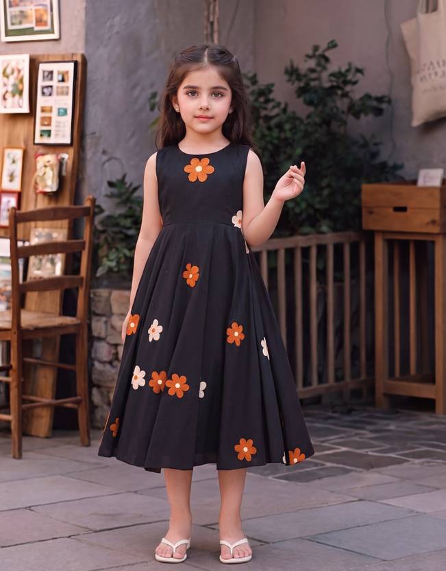 Aika Girls Below Knee Party Dress