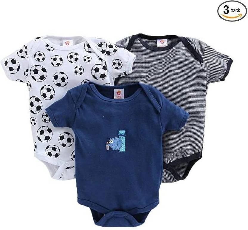 Appukids Romper For Baby Boys Casual Printed Pure Cotton