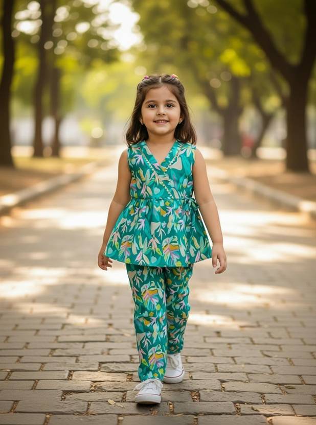 Varni Fashion Girls Casual Kurta and Trouser Set