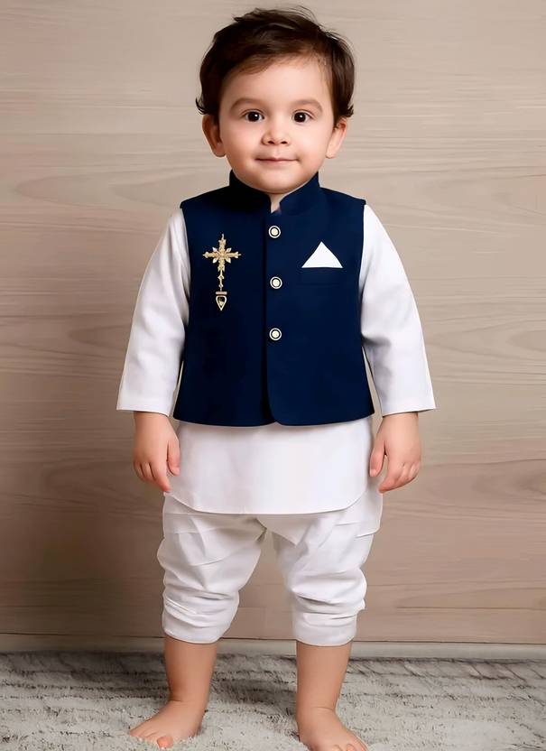 ABLaskar Baby Girls Wedding Kurta and Pyjama Set