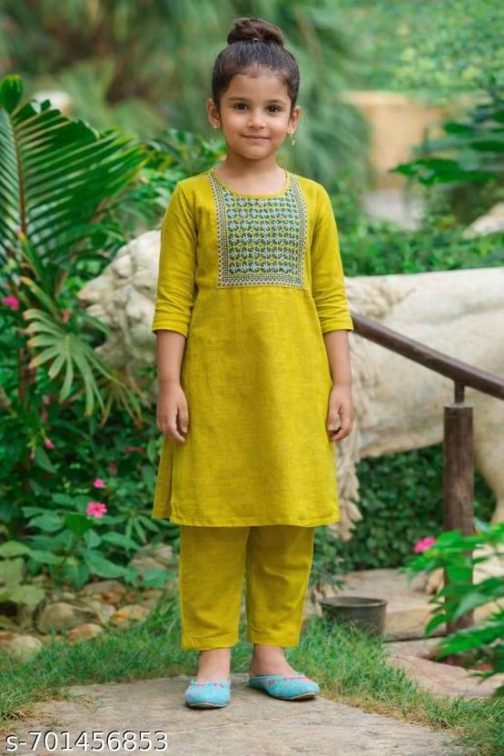 ASHTAVINAYAK Girls Festive & Party Kurta, Pyjama & Dupatta Set