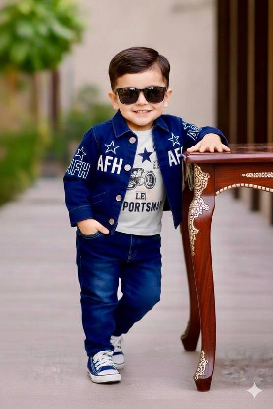 AnishkaStore Boys Casual Blazer and Pant Set