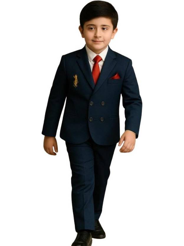 AnishkaFashion Boys Festive & Party, Wedding Blazer and Pant Set