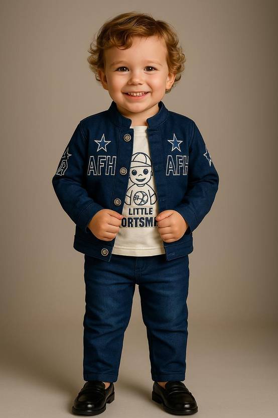 AnishkaStore Boys Casual, Festive & Party Shirt, Waistcoat and Pant Set