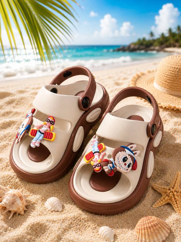 bachuaa Sling Back Strappy Sandals For Boys & Girls