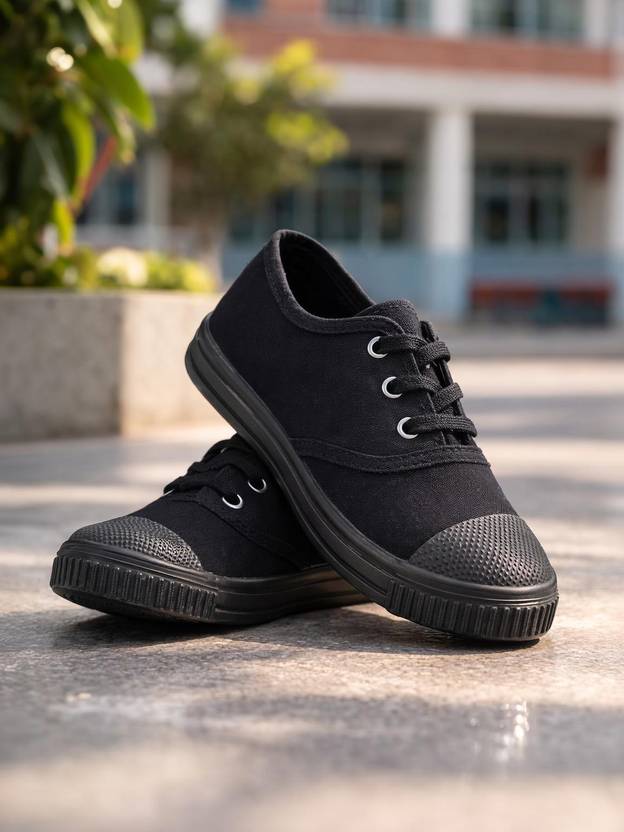 FEETLEX Kung Fu Panda Lace School Shoes For Boys