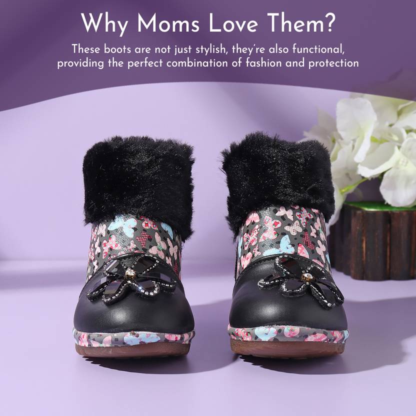 Ideal COLLECTION Zip Casual Boots For Girls