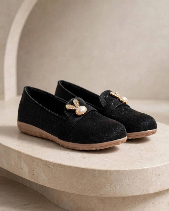 GLORIACE Disney Princess Slip on Ballerinas For Girls