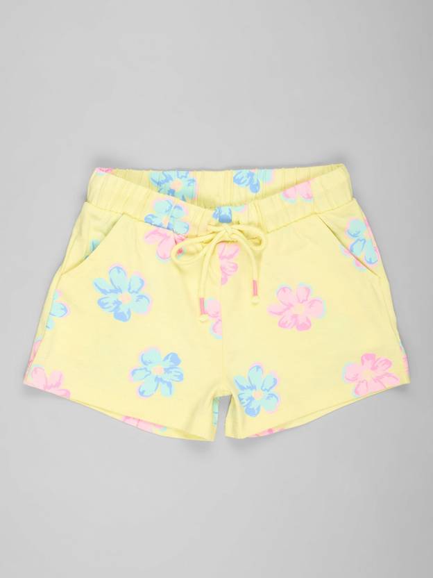 Pantaloons Junior Short For Girls Casual Printed Cotton Blend
